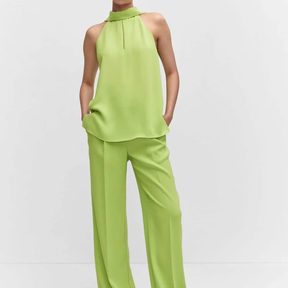 Mango Halter Top back-tie lime sz 6, 8, 10, 12 NWT - Picture 8 of 16